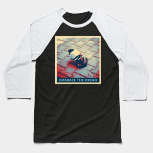 Embrace the dread. Retro pigeon Baseball T-Shirt